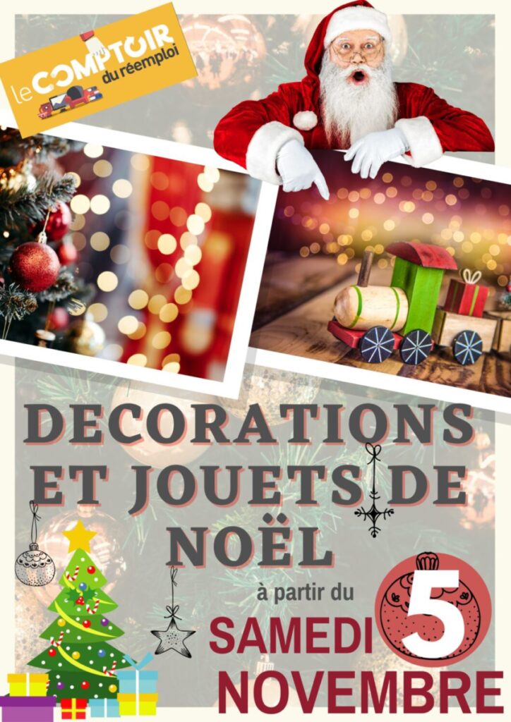 Pour un Noël solidaire et pas cher ) !!! Le comptoir du reemploi